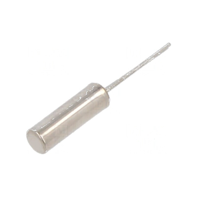 Rezonator ceas 32,768kHz ±20ppm 6pF THT Ø1,9x6mm | Electronic-mag.ro | Componente Electronice Rezonator ceas 32,768kHz ±20ppm 6pF THT Ø1,9x6mm | Electronic-mag.ro | Componente Electronice