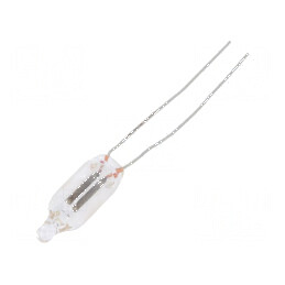 Lampă neon portocalie 90VDC 65VAC 6mm 18mm 25000h | Electronic-mag.ro | Componente Electronice