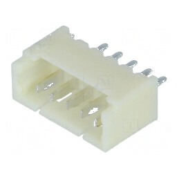 Conector cablu-placă soclu tată 1,25mm PIN 5 THT 125V 1A | Electronic-mag.ro | Componente Electronice