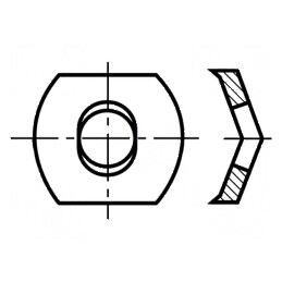 Şaibă elastică M3 2,5mm oţel BN 807 | Electronic-mag.ro | Componente Electronice