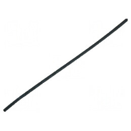 Manșon termocontractabil 2:1 3,2mm L: 1m negru fără adeziv | Electronic-mag.ro | Componente Electronice