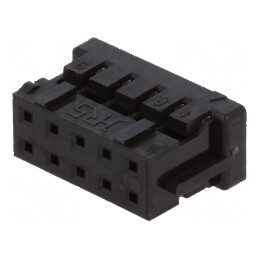 Conector cablu-cablu PCB mufa mamă 10 PIN DF11 Pas 2mm drept | Electronic-mag.ro | Componente Electronice