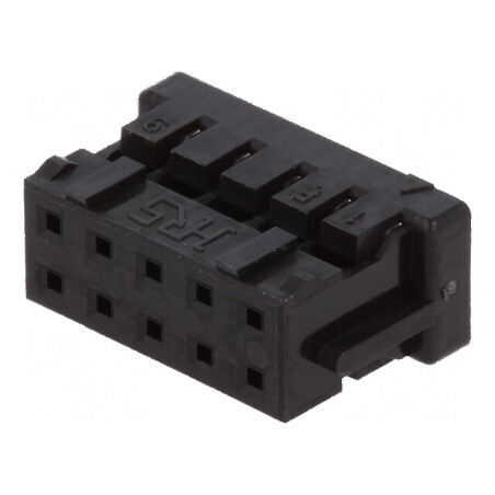Conector cablu-cablu PCB mufa mamă 10 PIN DF11 Pas 2mm drept | Electronic-mag.ro | Componente Electronice