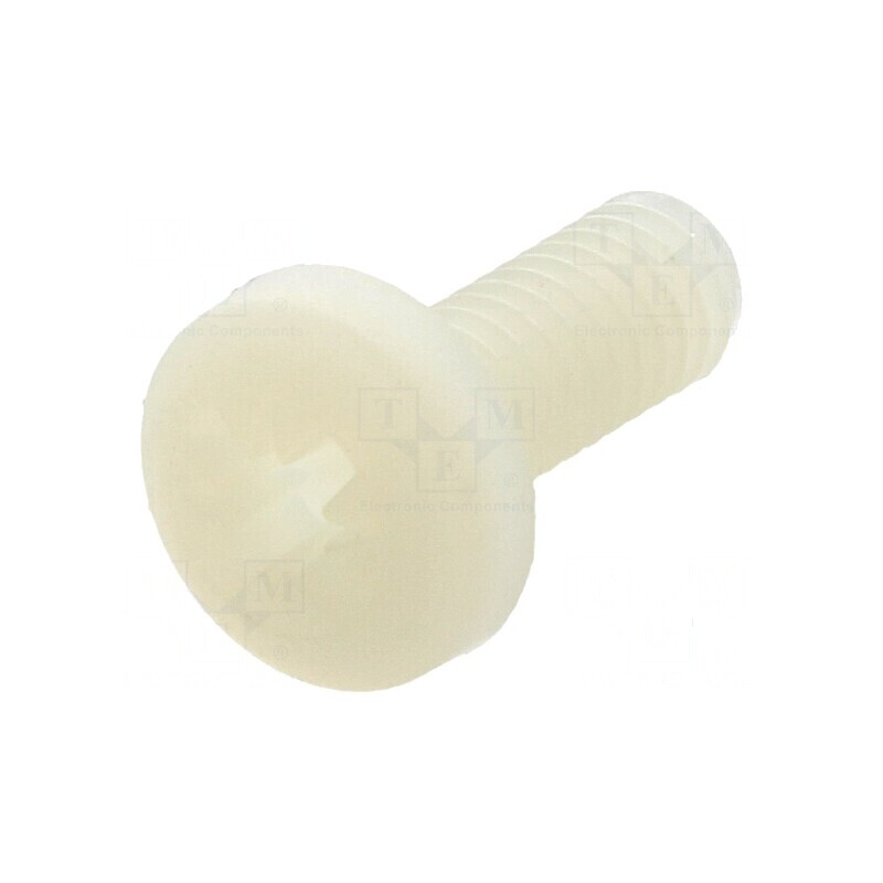 Şurub M4x10 Cap Rotund Pozidriv 1mm Poliamidă | Electronic-mag.ro | Componente Electronice Şurub M4x10 Cap Rotund Pozidriv 1mm Poliamidă | Electronic-mag.ro | Componente Electronice
