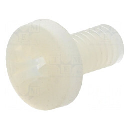 Şurub M4x8 Cap Rotund Pozidriv Poliamidă UL94V-2 | Electronic-mag.ro | Componente Electronice