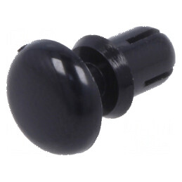 Diblu poliamidă 4,5mm lungime, 3,6mm diametru orificiu montare, negru | Electronic-mag.ro | Componente Electronice