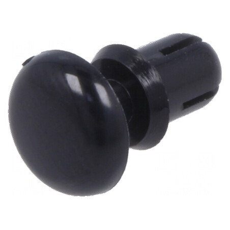 Diblu poliamidă 4,5mm lungime, 3,6mm diametru orificiu montare, negru | Electronic-mag.ro | Componente Electronice