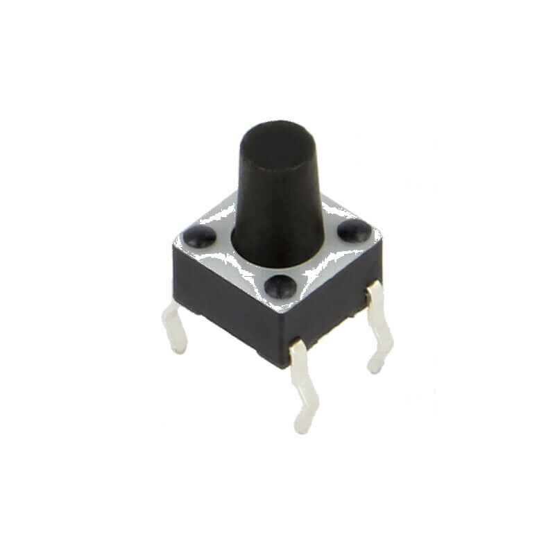 Microîntrerupător TACT SPST-NO 0,05A/24VDC THT 1,57N Poz: 2 | Electronic-mag.ro | Componente Electronice Microîntrerupător TACT SPST-NO 0,05A/24VDC THT 1,57N Poz: 2 | Electronic-mag.ro | Componente Electronice
