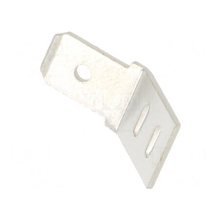 Terminal plat 6,3mm 0,8mm tată sudare prin presiune oţel | Electronic-mag.ro | Componente Electronice