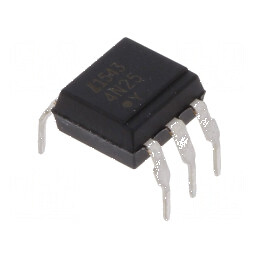 Optocuplor THT 2,5kV 30V DIP6 - Ch: 1 OUT: tranzistori | Electronic-mag.ro | Componente Electronice