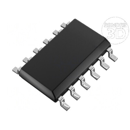 Invertor digital IC 6 IN 1 CMOS TTL SMD TSSOP14 -40÷150°C | Electronic-mag.ro | Componente Electronice
