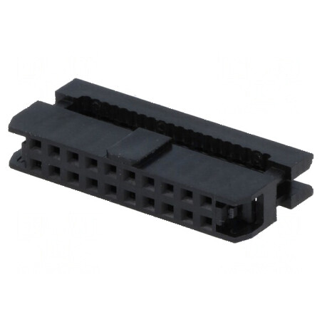 Conector IDC mufă mamă 16 pini cu presare cablu | Electronic-mag.ro | Componente Electronice