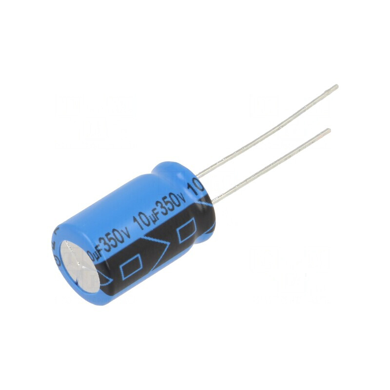 Condensator electrolitic THT 10uF 350VDC 5mm | Electronic-mag.ro | Componente Electronice