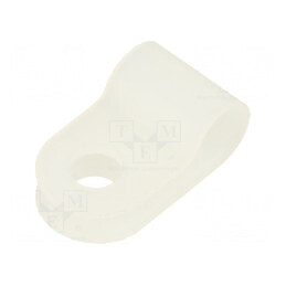 Clipsuri tip P pentru cabluri Ø5mm, lățime 10mm | Electronic-mag.ro | Componente Electronice