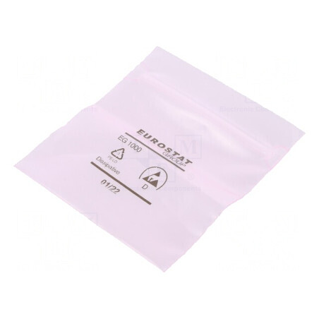 Pungă de protecție ESD 80mm x 76mm 50um polietilenă | Electronic-mag.ro | Componente Electronice
