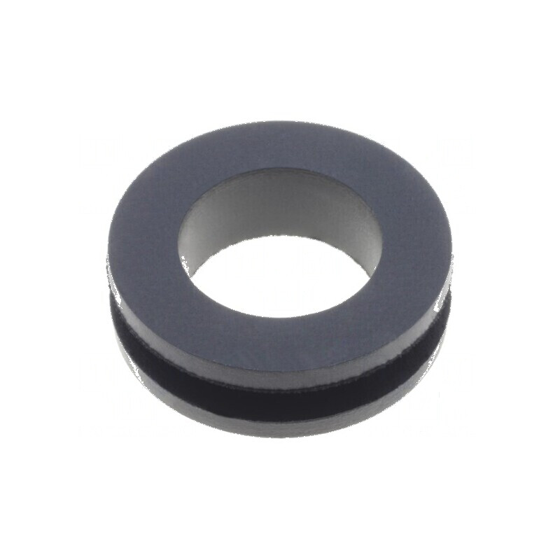 Manșon din gumă neagră Øorif montaj 17,5mm Øorif 14mm | Electronic-mag.ro | Componente Electronice