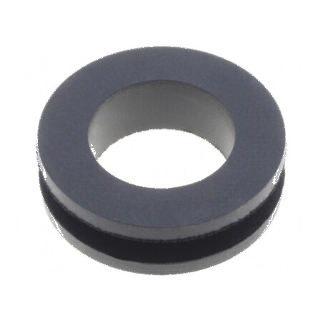Manșon din gumă neagră Øorif montaj 17,5mm Øorif 14mm | Electronic-mag.ro | Componente Electronice