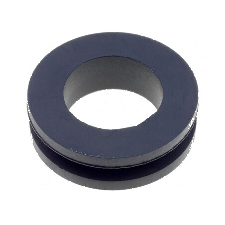 Manșon guma neagră Ø 18mm - Ø 14mm | Electronic-mag.ro | Componente Electronice