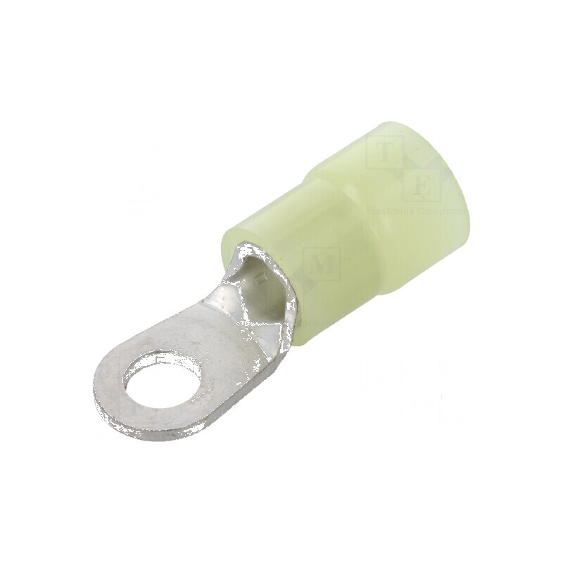 Vârf inelar M4 Ø 4,3mm pentru cablu izolat 2,5÷6mm² crimpat | Electronic-mag.ro | Componente Electronice Vârf inelar M4 Ø 4,3mm pentru cablu izolat 2,5÷6mm² crimpat | Electronic-mag.ro | Componente Electronice