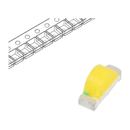 LED SMD 1208 Alb 560mcd 120° 20mA 3,2VDC 75mW | Electronic-mag.ro | Componente Electronice