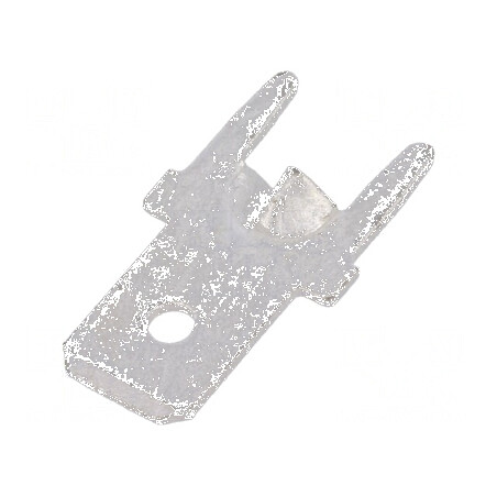 Terminal plat 4,8mm 0,5mm tată THT alamă cositorit drept | Electronic-mag.ro | Componente Electronice