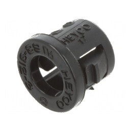 Manșon poliamidă neagră Øorif.mont 7,9mm Øorif 4,75mm | Electronic-mag.ro | Componente Electronice