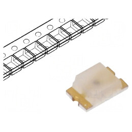 LED SMD 0804 ambră 28,5-95mcd 2x1,25x0,8mm 170° 20mA 60mW | Electronic-mag.ro | Componente Electronice