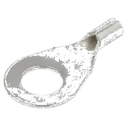 Vârf inelar M6 pentru cablu cupru 0,5-1mm2 crimpat cositorit | Electronic-mag.ro | Componente Electronice