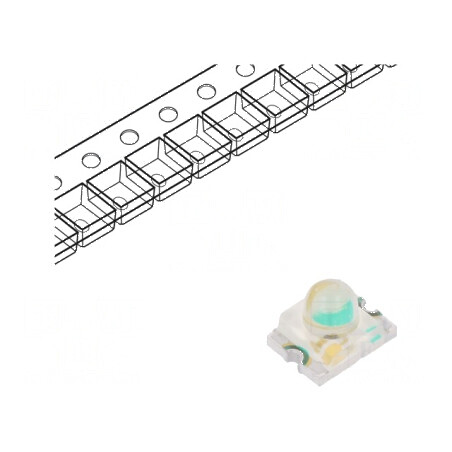 LED SMD 1209 Verde 500-900mcd 3,2x2,4x2,4mm 20° 20mA 75mW | Electronic-mag.ro | Componente Electronice