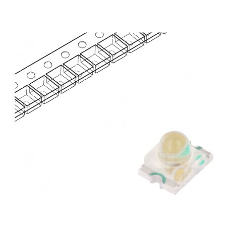 LED SMD 1209 roșie 1600-2800mcd 3,2x2,4x2,4mm 20° 20mA 75mW | Electronic-mag.ro | Componente Electronice