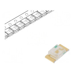 LED SMD 1206 Albastru 40-100mcd 3,2x1,6x0,75mm 150° 20mA | Electronic-mag.ro | Componente Electronice