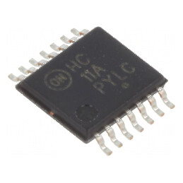 IC digital 3 IN 3 CMOS SMD TSSOP14 2÷6VDC -55÷125°C | Electronic-mag.ro | Componente Electronice