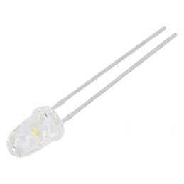 LED 5mm Alb Cald Convex 16500÷50000mcd 12° | Electronic-mag.ro | Componente Electronice