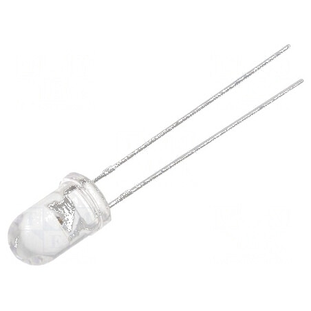 LED 5mm roșie 5800-8400mcd 30° convex | Electronic-mag.ro | Componente Electronice