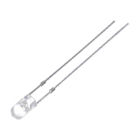 LED 3mm albastru 2180÷3000mcd 30° convex | Electronic-mag.ro | Componente Electronice