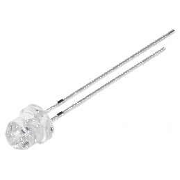 LED albastru 4,85mm 500-750mcd THT Diamond | Electronic-mag.ro | Componente Electronice