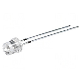 LED 5mm roșie 750-1000mcd 140° plat | Electronic-mag.ro | Componente Electronice