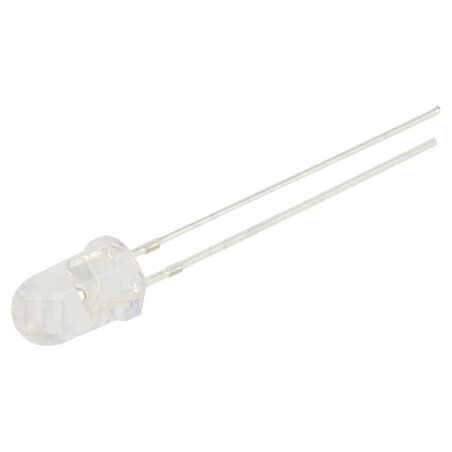 LED 5mm roșie 750-1120mcd 30° convex | Electronic-mag.ro | Componente Electronice