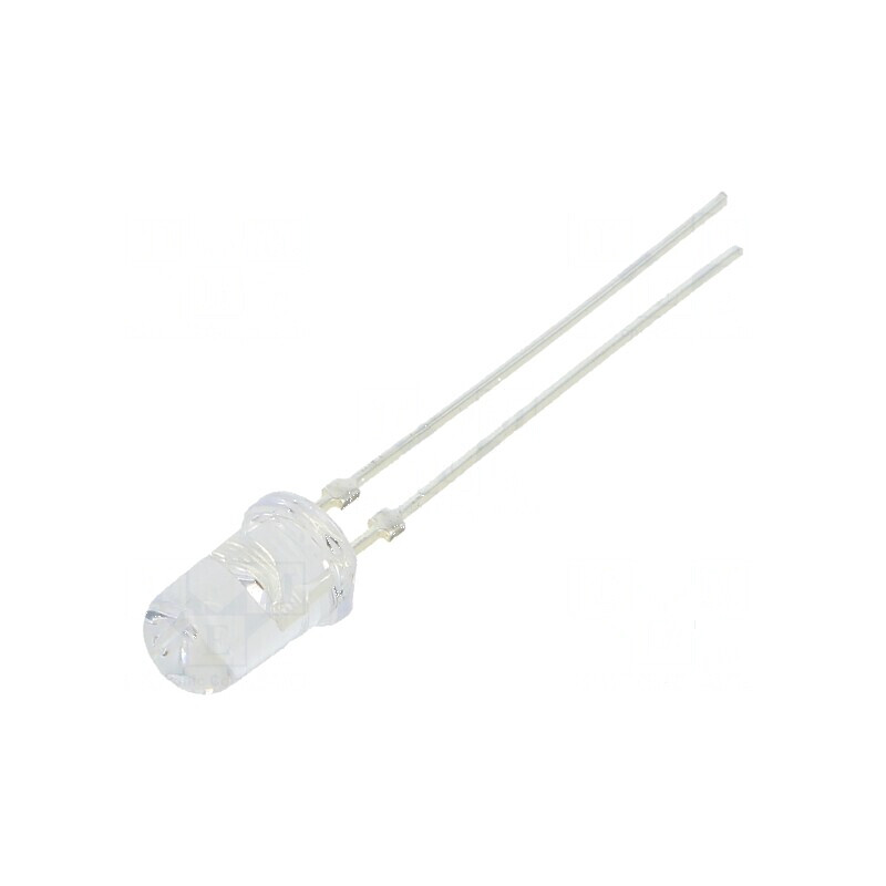 LED 5mm roșu 4200-6000mcd 30° convex | Electronic-mag.ro | Componente Electronice