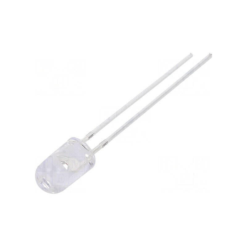 LED 5mm roșie 5800-7000mcd 30° convex 78mW | Electronic-mag.ro | Componente Electronice