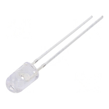 LED 5mm roșie 5800-7000mcd 30° convex 78mW | Electronic-mag.ro | Componente Electronice