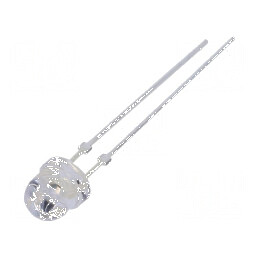 LED 4,9mm roșie 2180-3000mcd 60° plat 72mW | Electronic-mag.ro | Componente Electronice