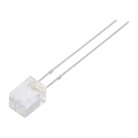 LED dreptunghiular 5x5x7mm roșu 750-1000mcd 140° 20mA | Electronic-mag.ro | Componente Electronice
