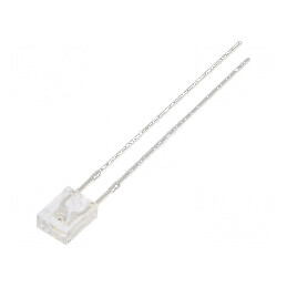 LED dreptunghiular 2x4x5mm roșie 750-1120mcd 100° 20mA | Electronic-mag.ro | Componente Electronice