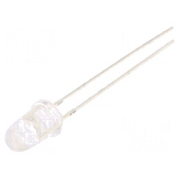 LED 5mm galben 36000-40000mcd 8° convex | Electronic-mag.ro | Componente Electronice