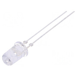 LED 5mm galbenă 4200÷6000mcd 30° convex | Electronic-mag.ro | Componente Electronice