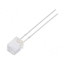 LED dreptunghiular galben 5x5x7mm 750-1000mcd 140° 20mA | Electronic-mag.ro | Componente Electronice