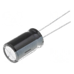 Condensator electrolitic THT 220uF 63V Ø10x16mm Raster 5mm | Electronic-mag.ro | Componente Electronice