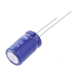 Condensator electrolitic THT 1000uF 25VDC Ø10x16mm ±20% | Electronic-mag.ro | Componente Electronice