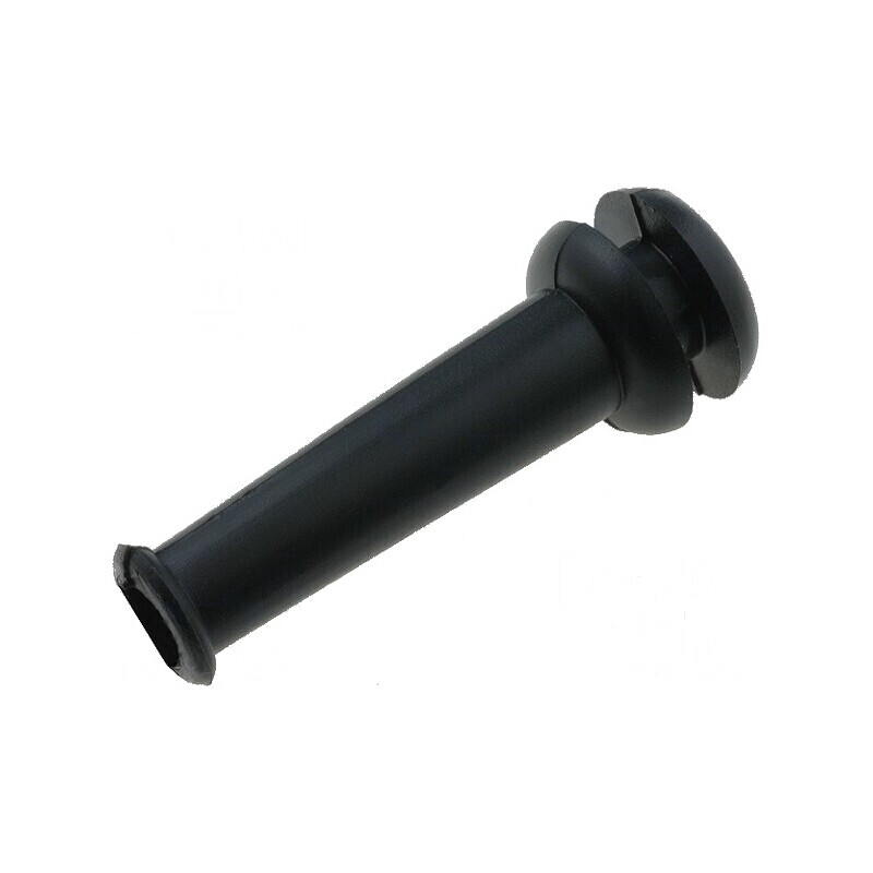 Manșon PVC negru 7,6mm x 5,5mm, lungime 31,7mm | Electronic-mag.ro | Componente Electronice
